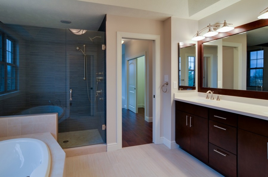 Master bath of the Award Winning Custom Home